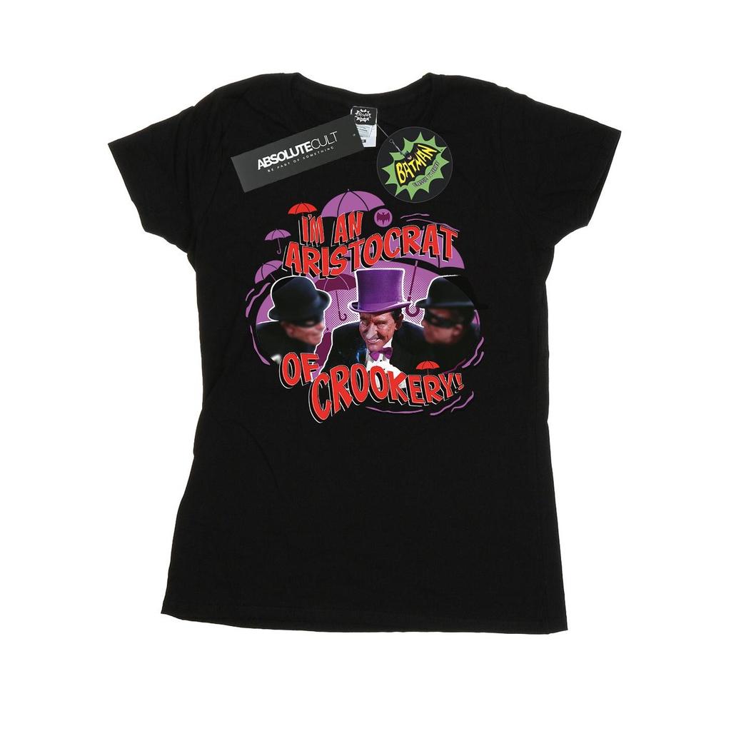 DC Comics Womens/Ladies Batman TV Series The Penguin Aristocrat Cotton T-Shirt