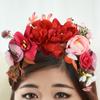 Повязка на голову с цветочной короной, фотографии повязки на голову с имитацией фестиваля