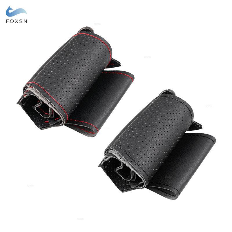 Ручная оплетка из перфорированной кожи, автомобильный Стайлинг, внутренняя отделка рулевого колеса для Hyundai Tucson 3 2015 2016 2017