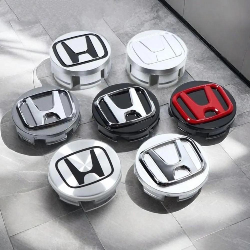 4pcs 69mm Car Wheel Center Hub Caps Dustproof Cover Emblems for Honda Accord CRV XRV Civic Odyssey Rim Hub Emblemem