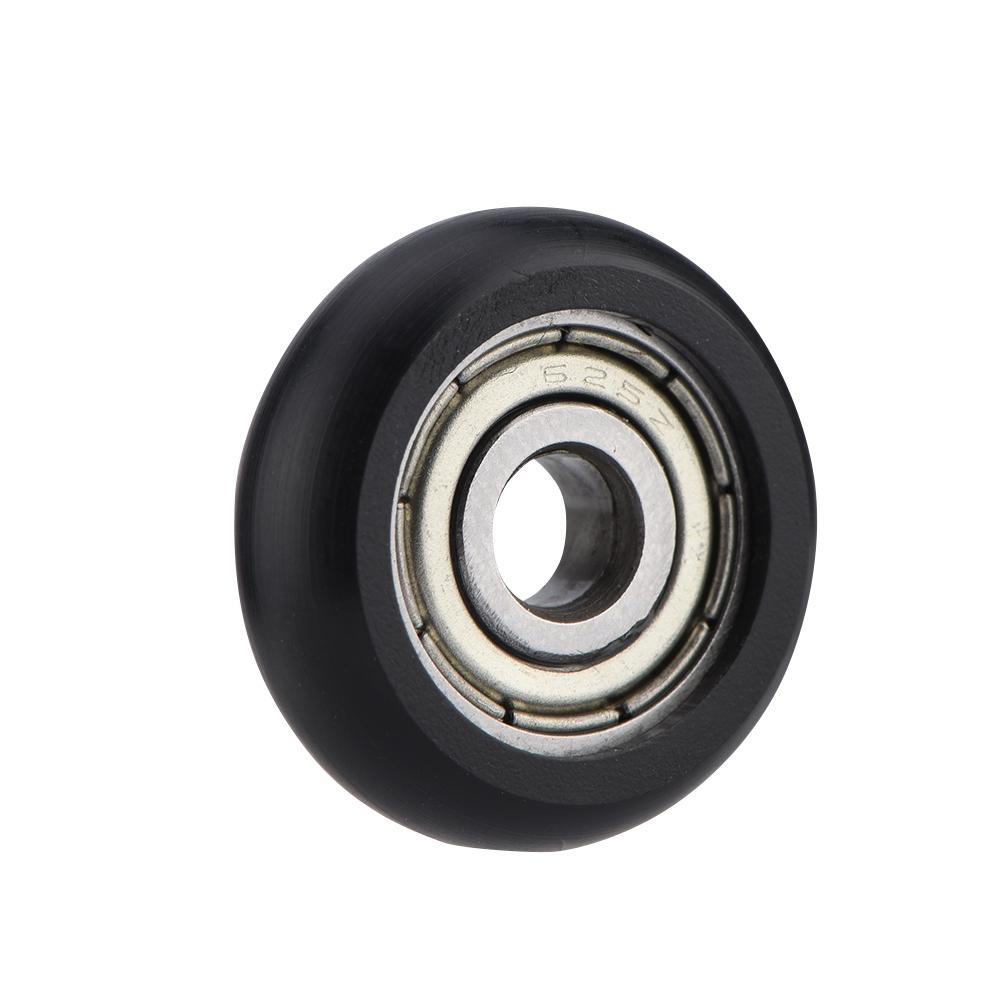9PCS Pulley Wheels, extrusion small Wheel Aluminium Roller Bearings for 3D Printer9 Pcs Pack Black Bearing Printer bearing wheels 20x20