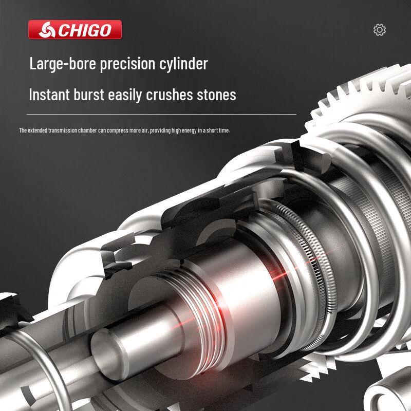 Chigo 20V Cordless Brushless 3-in-1 Rotary Hammer Drill CN plug (adapter included)