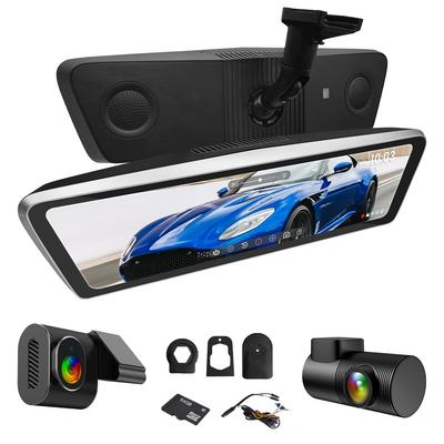 NikoMaku II Dash с 3 скрытыми и 2K Совместимый с Дымовой Раздельный Передний Цифровой Внутренний Прозрачный Парковочный Sony IMX307 Карта 64 ГБ Японская Инструкция