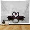 Swan Couple Tapestry Office Living Room Decoration Home Wall Tapestry
