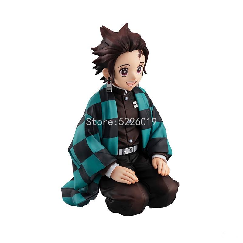 Kimetsu No Yaiba Аниме Фигурка Серия Камадо Тандзиро Экшн-фигурка Клинок, рассекающий демонов Агацума Зеницу Фигурка Модель Кукла Подарок