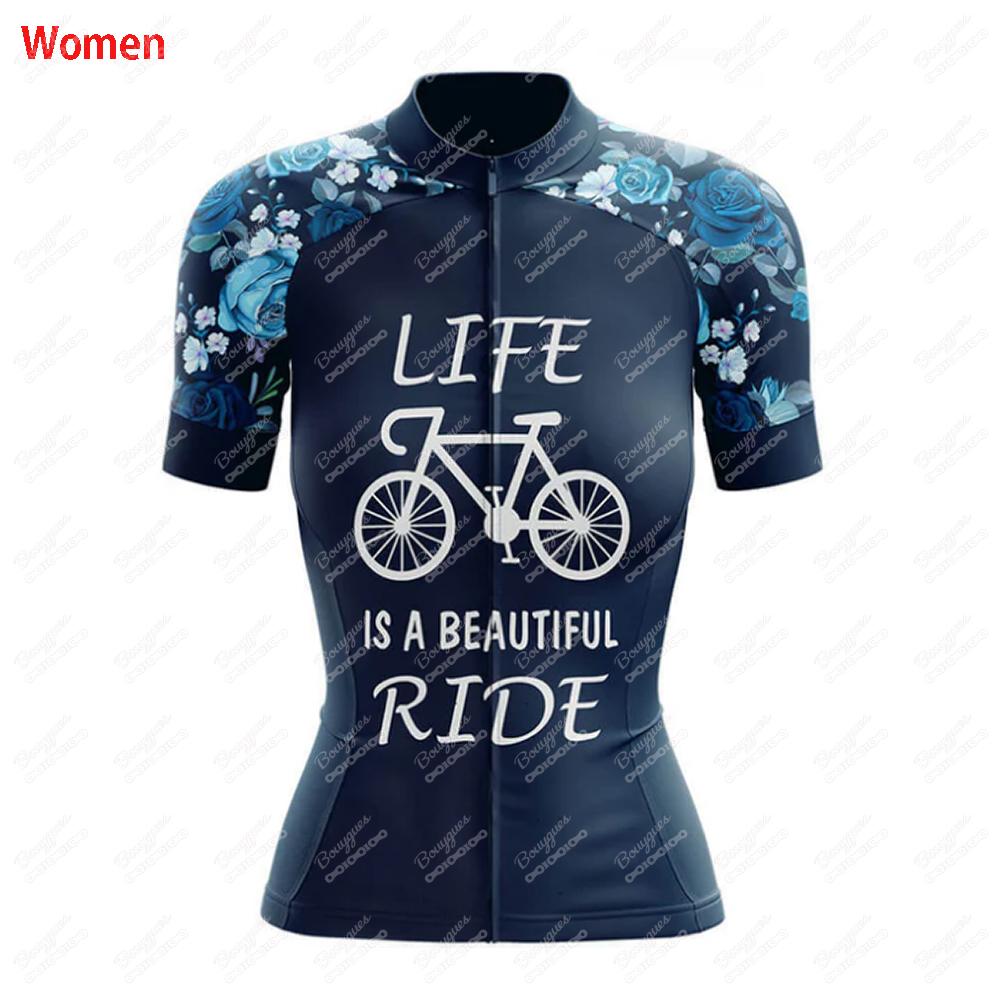 17 Styles Summer V7 Short Sleeve Cycling Jersey Breathable Racing Sport Bicycle Jersey Women Cycling Clothing Short Bike Jersey