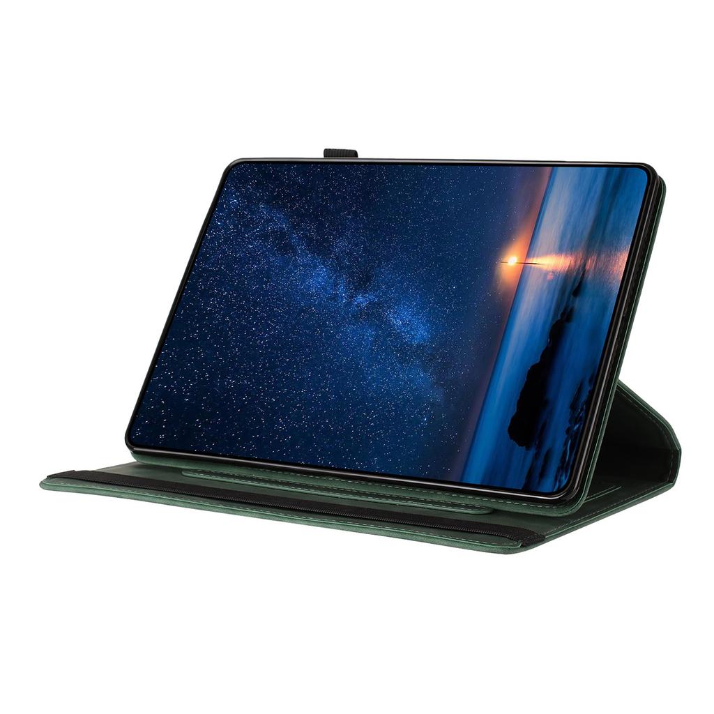 Чехол для планшета для iPad 9,7 дюйма (2018)/(2017)/iPad Air 2/Air (2013) Вращающаяся подставка Однотонная обложка из ПУ кожи