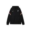 Nike Ветрозащитная теплая тренировочная трикотажная куртка с капюшоном с логотипом, мужские куртки черного цвета DA9766-010