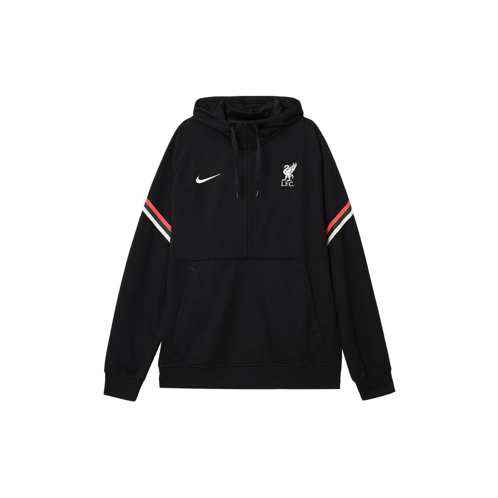 Nike Ветрозащитная теплая тренировочная трикотажная куртка с капюшоном с логотипом, мужские куртки черного цвета DA9766-010