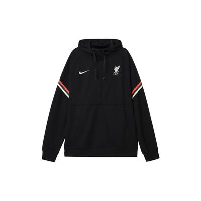Nike Ветрозащитная теплая тренировочная трикотажная куртка с капюшоном с логотипом, мужские куртки черного цвета DA9766-010
