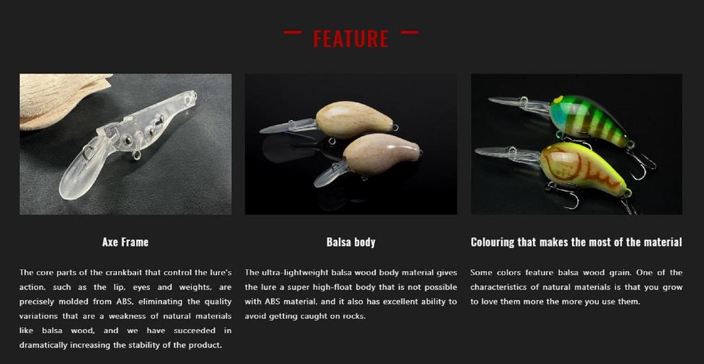 Jackall Geronimo Chico 44 Деревянный Плавающий Воблер Дерево Синежаберный (3060)