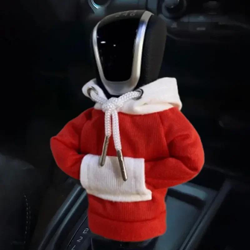 Толстовка с капюшоном для автомобиля, чехол для переключения передач, модная толстовка с капюшоном для автомобиля, крышка для ручки переключения передач, толстовка с ручной ручкой, чехол для рычага переключения передач