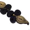 10 Pairs Beaded Chinese Frog Closure Buttons Knot Fasteners for DIY Sewing Craft