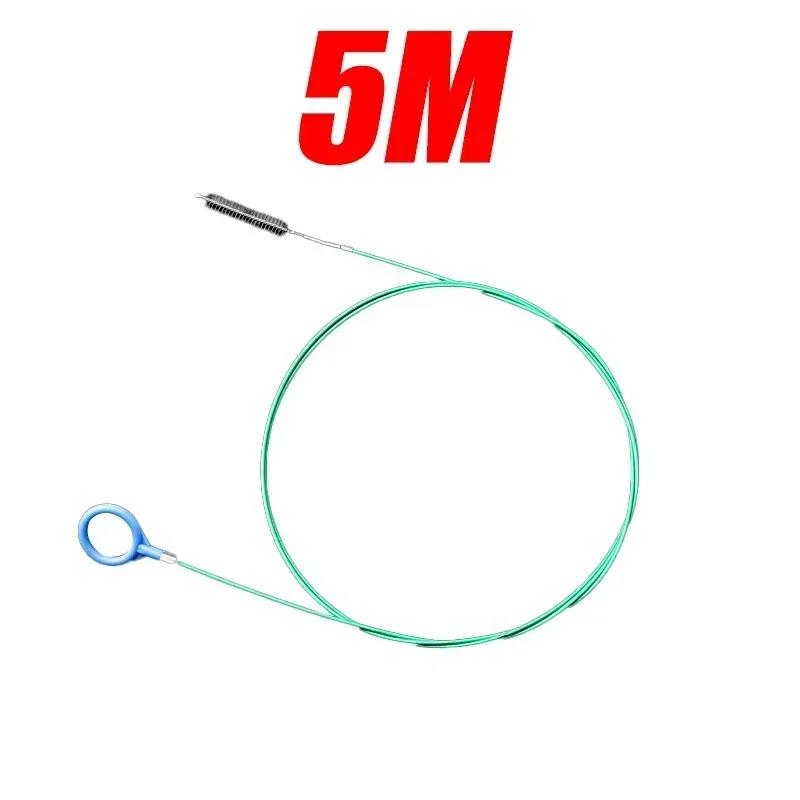 3/5m Drain Hole Cleaning Brush Flexible Car Drain Dredge Sunroof Cleaning Scrub Brush Tool Accessories Skylight Drain Pipe Brush Hoses Windshield