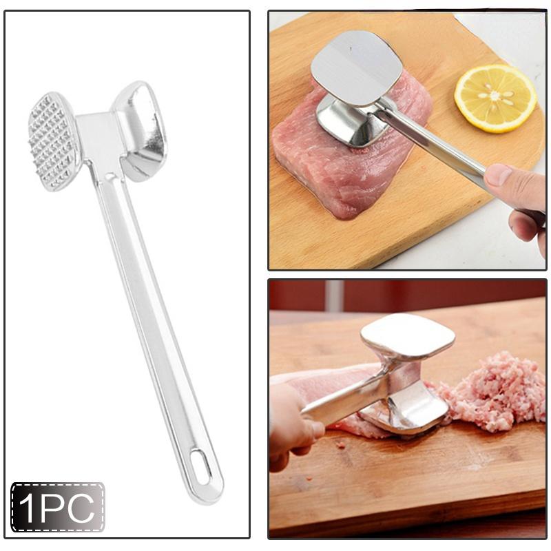 1 шт., молоток для размягчения мяса, молоток для стейка, молоток, кухонный инструмент, сверхмощный, прочный, двухсторонний