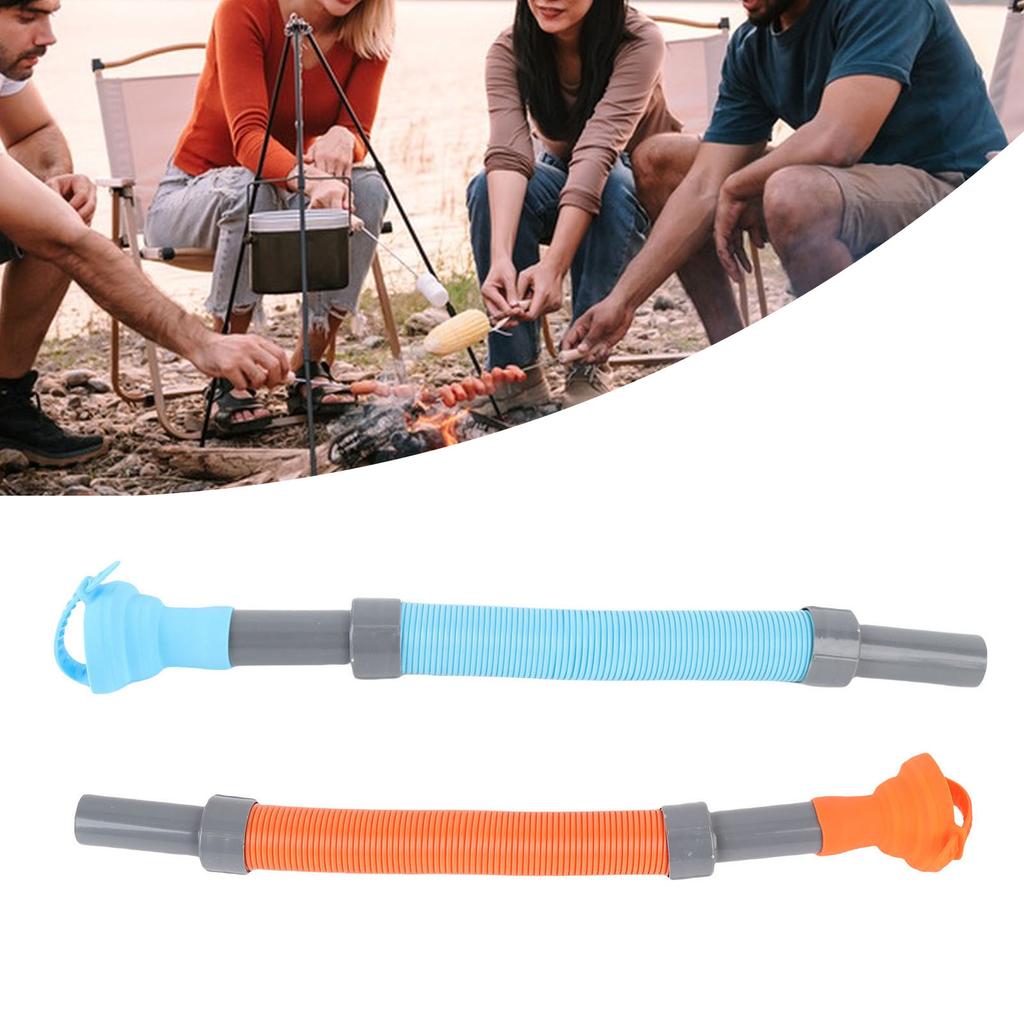 Camping Bucket Water Inlet Pipe 3.3ft Expandable Reusable Camping Water Fill Up Hose for Outdoor Dri