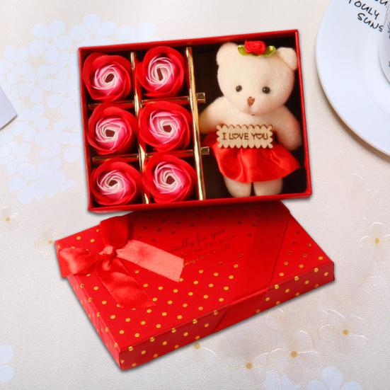 Нежная подарочная коробка с розами, красивый яркий цвет, подарок для взрослых, сексуальная одежда