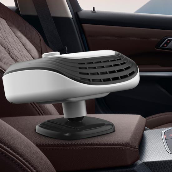 Автомобильный обогреватель, портативный 2-в-1, охлаждающий вентилятор с подогревом, стабильная теплоотдача, многоугольная подача воздуха, автомобильный обогреватель лобового стекла