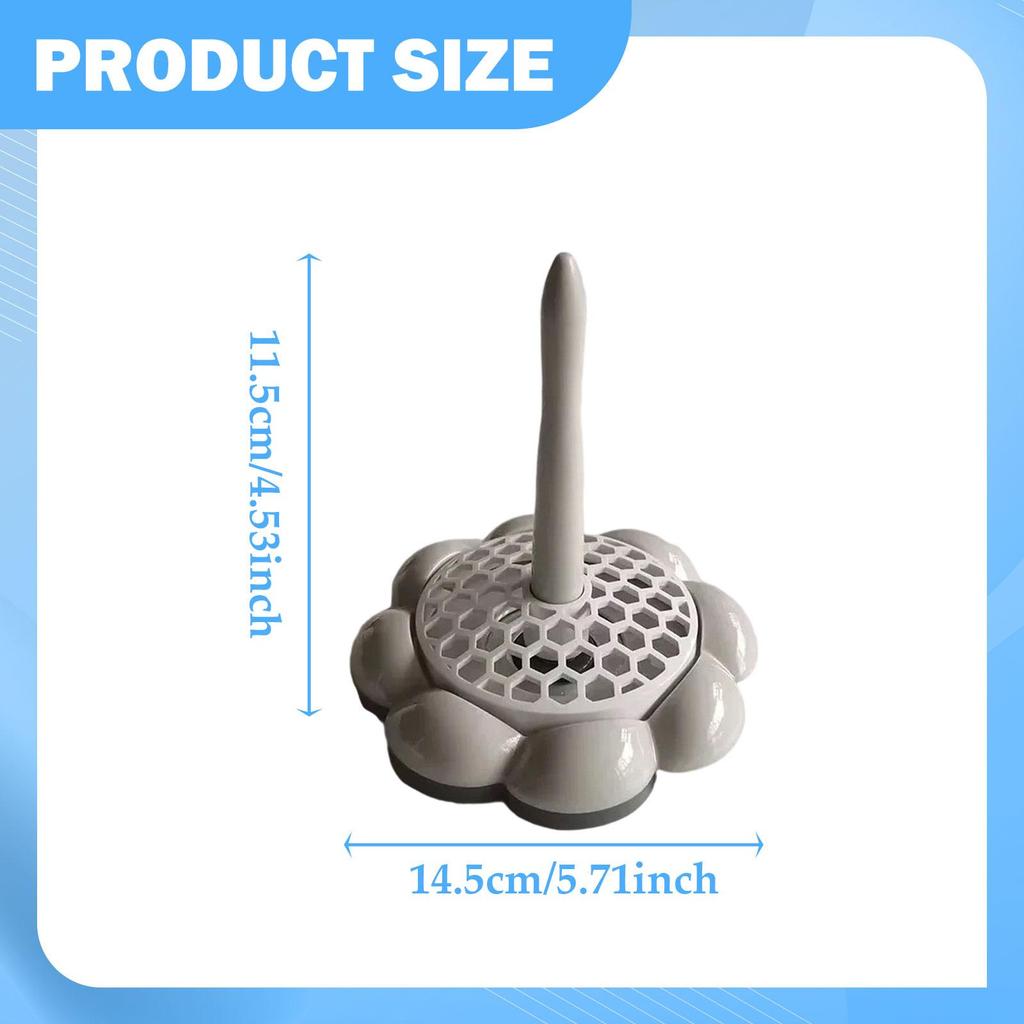 Держатель для пряжи крючком DIY Легкая вышивка Вращающийся аксессуар Портативный для рукоделия