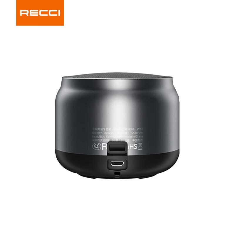 Портативная Bluetooth-колонка Recci RSK-W13, штекер CN (адаптер в комплекте)