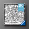 Карта Лондона, рисунок ручкой, пазл Ravensburger из 200 деталей, популярная корейская настольная игра
