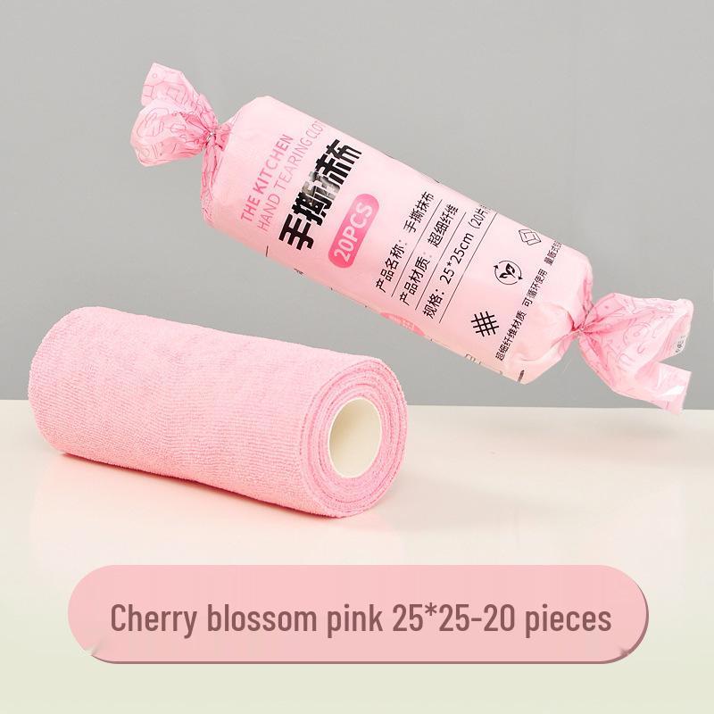 Hand-Tearable, Multi-Functional Kitchen Cleaning Rag: Strong Absorption, Lint-Free, Thick, Disposable.
