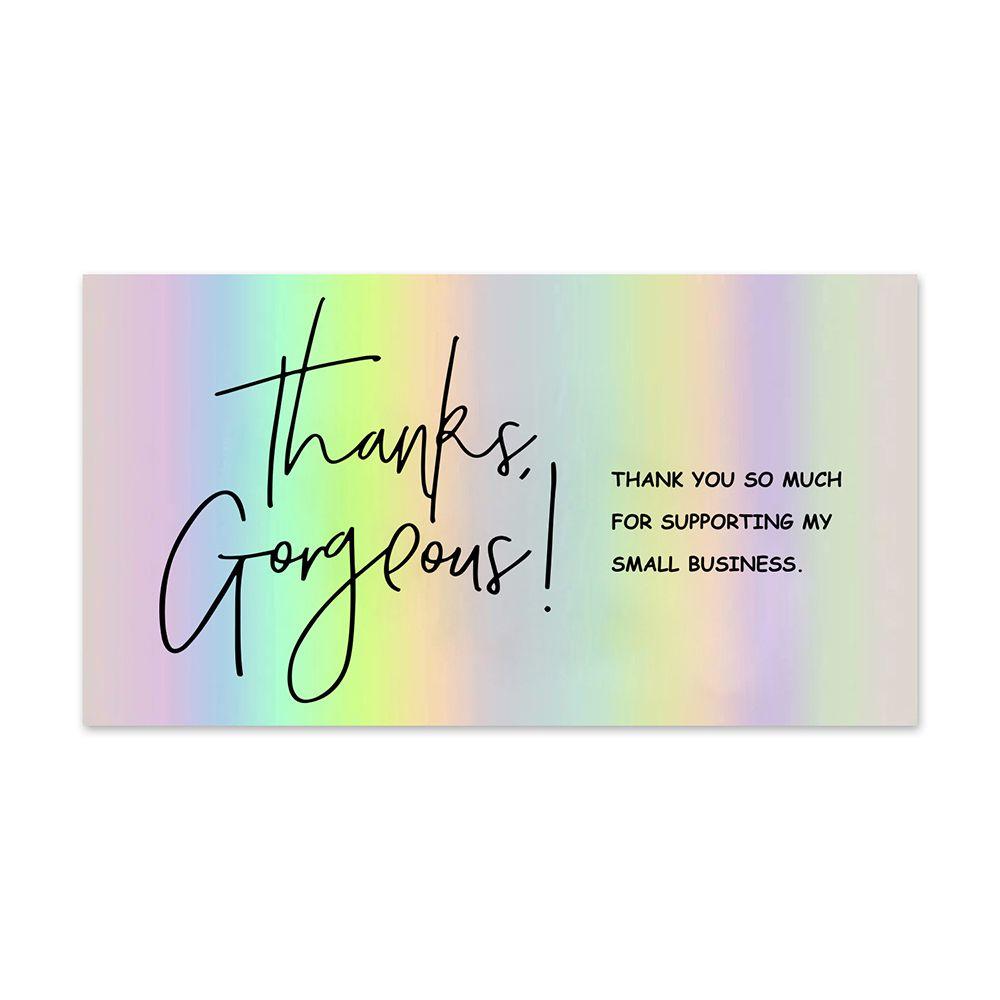 Greeting Postcard Thanks Gorgeous Thank You For Your Order Beyond Grateful Labels Appreciate Cards