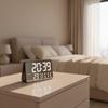 High-Definition LED Display Screen Beside Clock with Calendar Temperature 3 Sets Alarm Snooze Brightness Adjustment Night Mode