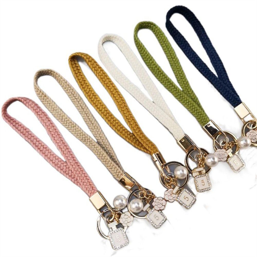 Hanging Neck Strap ID Badge Holder Phone Hang Rope Mobile Phone Lanyard Woven Strap Rope Wrist Rope
