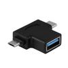 Мини 2 в 1 Micro USB USB 3.1 Type C Male to USB 3.0 Female OTG конвертер адаптер