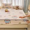 Flannel Fitted Sheet Warm Bedsheet Cartoon Bed Cover Thicken Bed Linen Winter Mattress Protector sabanas (Pillowcase Need Order)