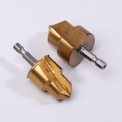 Титановый покрытый PPR подъемный бур для ремонта водопроводных труб, набор расширителей для 4:6 ⁄ 1 дюймовое отверстие для водопроводной трубы шестигранный хвостовик водопроводное сверло