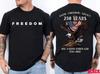 ( 2 стороны) 250 лет Вера Свобода Наследие Орел 250-летие США Футболка