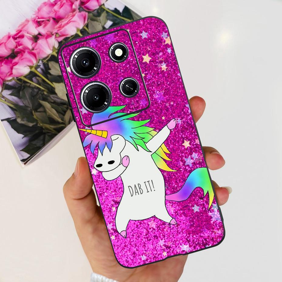 Модный Чехол-бабочка для телефона Infinix Note 30i Note30 Pro 2023 Мягкий Силиконовый ТПУ Задняя Крышка Для Infinix Note 30 Pro Note30i