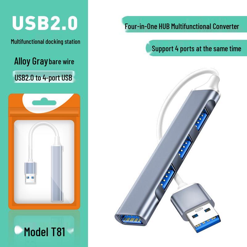 Многофункциональный USB-C хаб-разветвитель 4-в-1