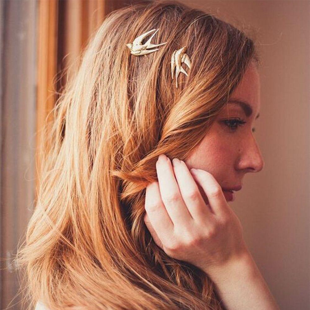 Fashion for Girl Women Animal Shape Word Folder Hairpin Hair Accessories Headdress