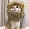 Cat Cosplay Dress Up Pet Hat Cute Lion Mane for Cat Puppy Lion Wig Costume Party Decoration Halloween Christmas Gatos Costume Cosplay Toy Pet Supplies