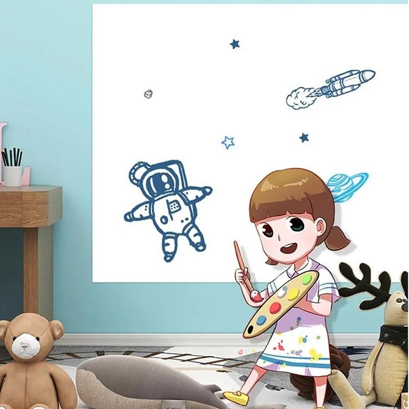 Электростатическая доска-наклейка, съемная, многоразовая, для обучения, граффити, рисования, домашняя, стираемая.