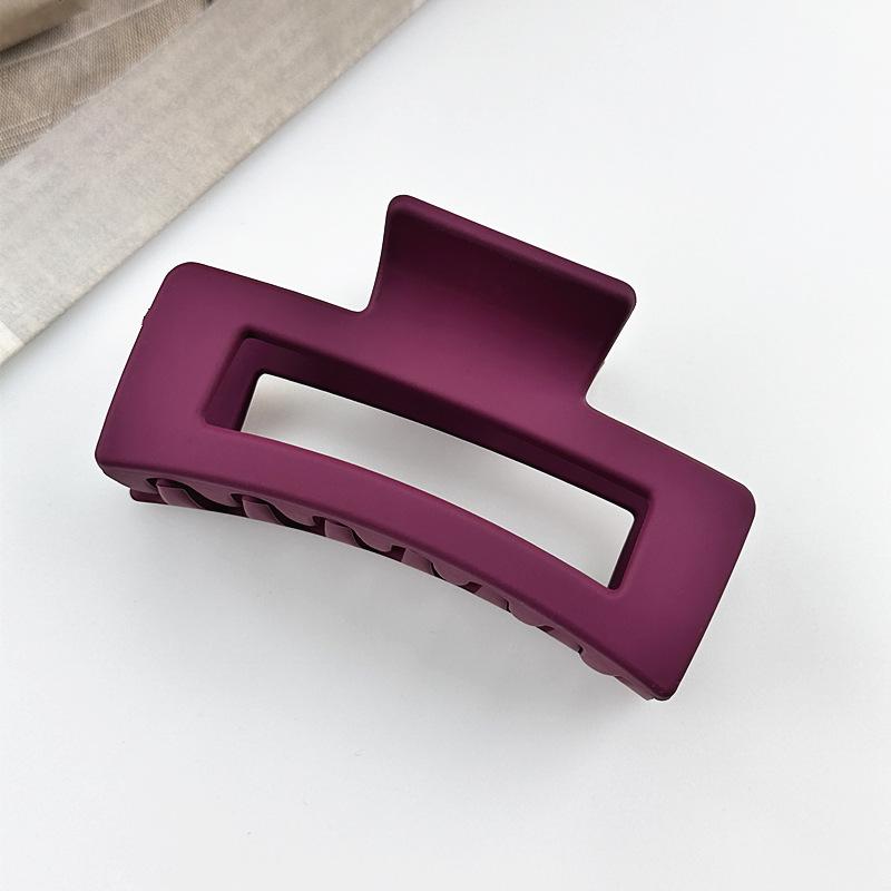 Корейская заколка для волос женская «Акула» высокого класса с матовым покрытием - Однотонная, Большого размера