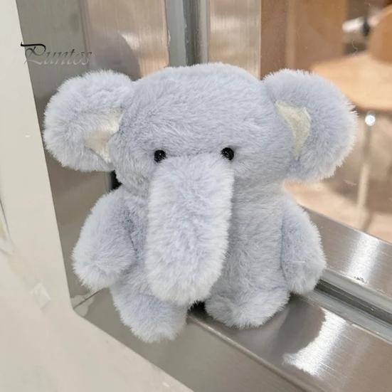 Мягкий синий чехол для наушников с изображением слона для Airpods, 3D-чехол для наушников с изображением животных из мультфильма для женщин и девочек