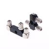 3 Channel Cnc Metal Connector For Hydraulic Cylinder Of 1/12 Rc Excavator Bulldozer Car Parts Accessories