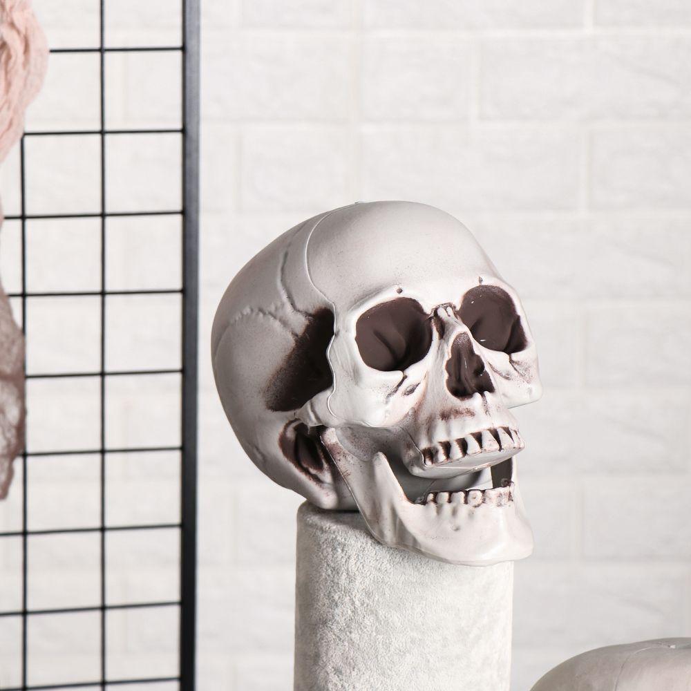 1PC All Size Home Decor Party Decoration Human Skeleton Halloween Props Skull Head Hanging Decor