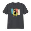 Mid Century Modern Atomic Cat T Shirt Vintage Vintage Streetwear Versatile Top For Everyday Wear Stretched Homme