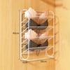 Iron Underwear Sock Organizer No-Punch Sock Storage Hanging Rack Underwear Storage Rack  for Home