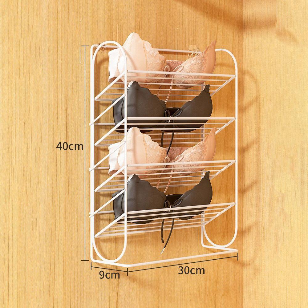 Iron Underwear Sock Organizer No-Punch Sock Storage Hanging Rack Underwear Storage Rack for Home