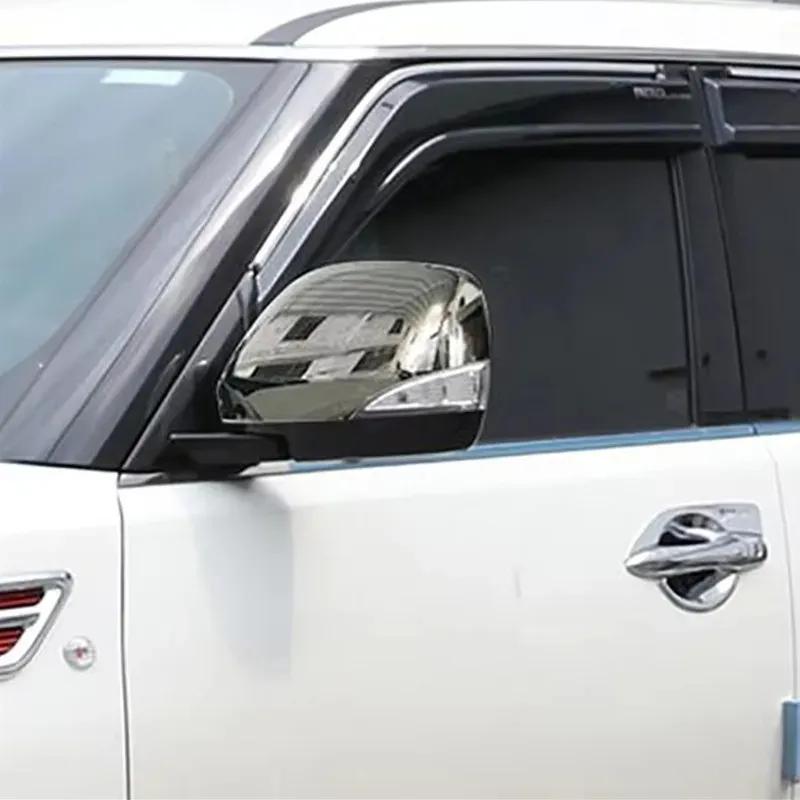 Для Nissan Armada Patrol Y62 2017 2018 АБС Пластик Накладка на Зеркало Заднего Вида Боковое Зеркало Накладка на Крыло Накладка на Дверь Снаружи Наклейка
