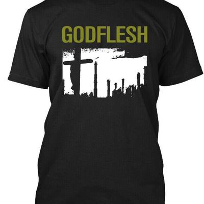 Ограниченный Новый Godflesh Английская Индустриальная Музыка Винтажный Логотип Футболка S 4XL
