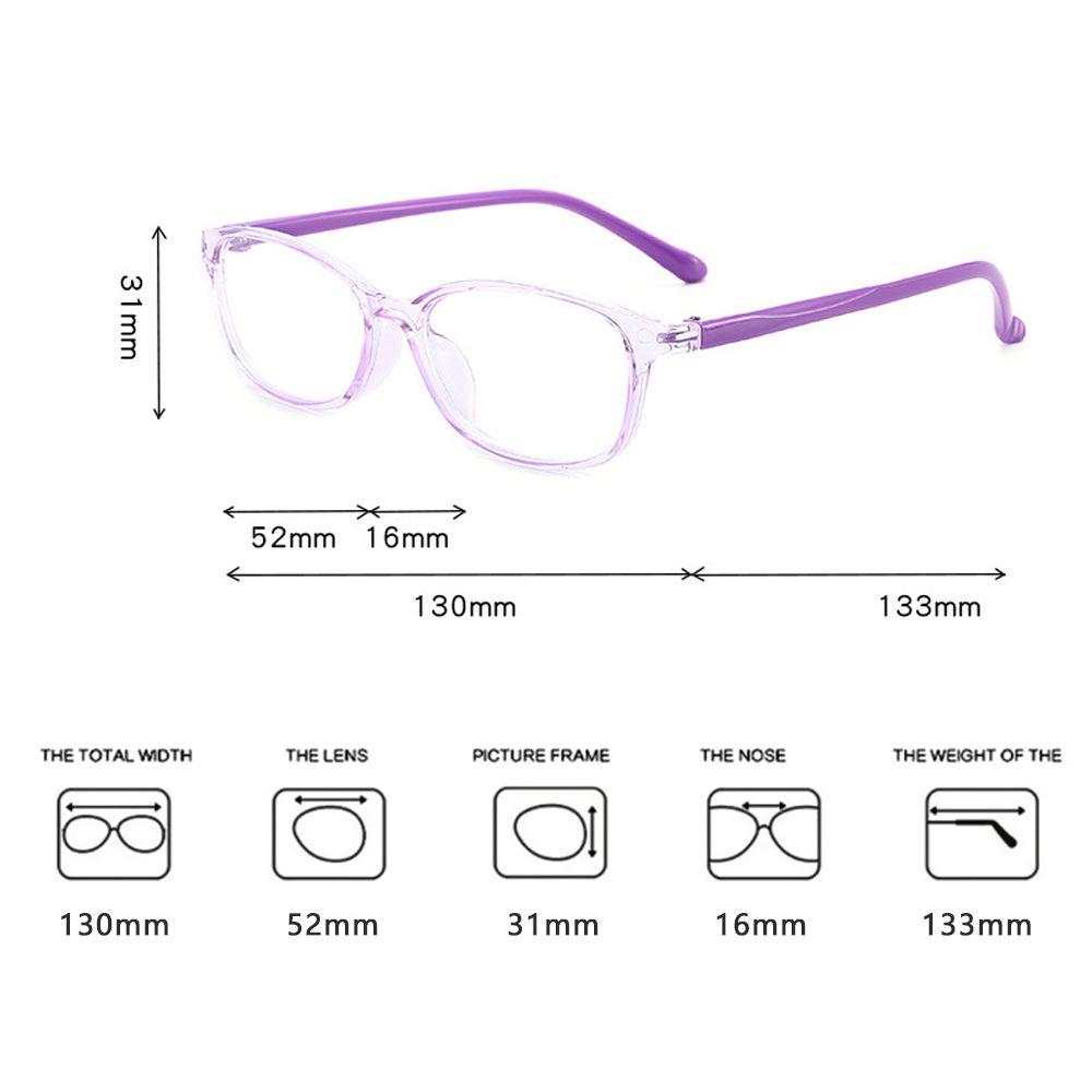 Прозрачные линзы, антирадиационные, для мальчиков и девочек, анти-синий свет, квадратные компьютерные очки, детские очки, защитные очки