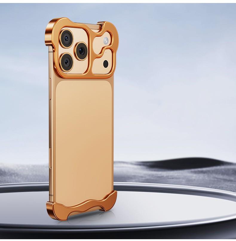 New Product Mobile Phone Cover for iPhone 17 Air 17 Pro Max Luxury Aluminum Alloy Bumper Case with Lens Protection