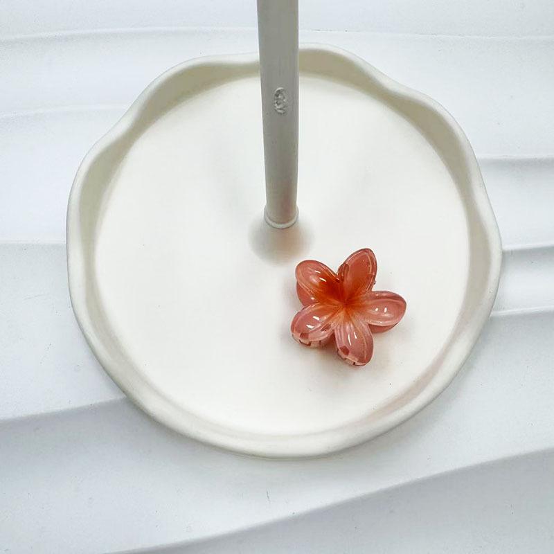 Европейский и американский Франжипани 4 см Модный зажим-краб для волос для пляжного отдыха